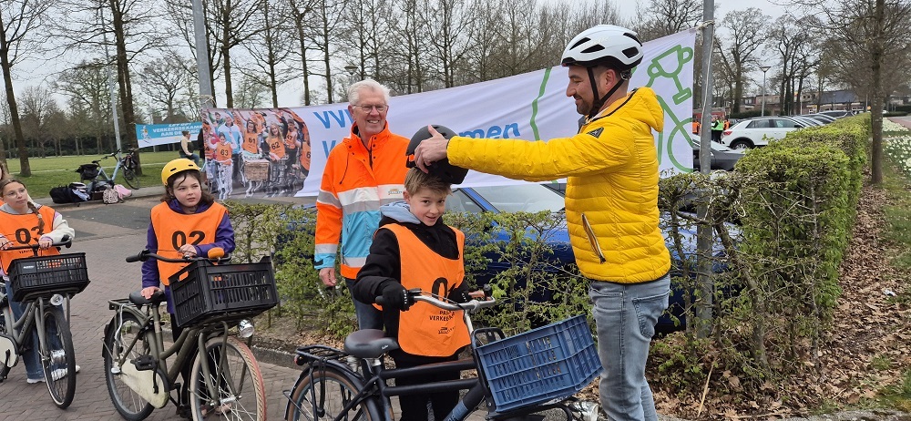 Fietshelm verkeersexamen